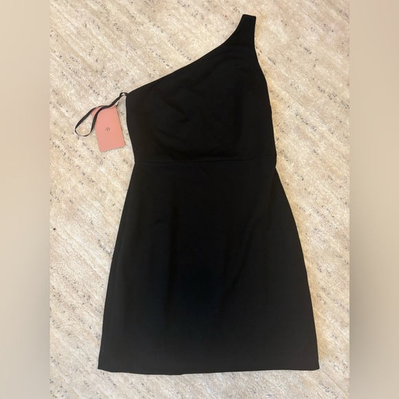 BHLDN one shoulder mini dress - Picture 2 of 7